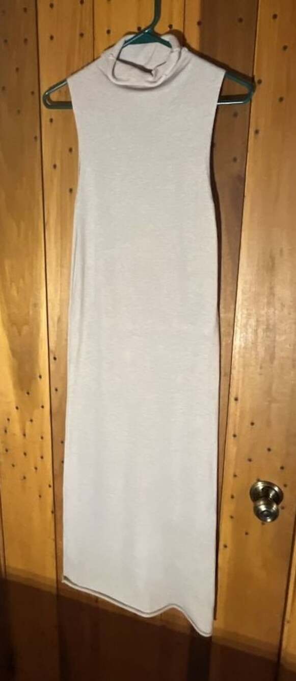 Zara Sleeveless Turtleneck Knit Maxi Dress